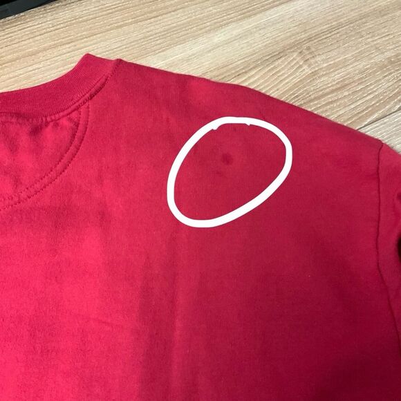 Anvil Men’s Red Christmas Llama Crewneck Sweater Size XLarge - Picture 11 of 14